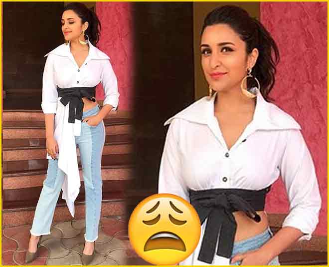 Bollywood fashion parineeti chopra denim shirt
