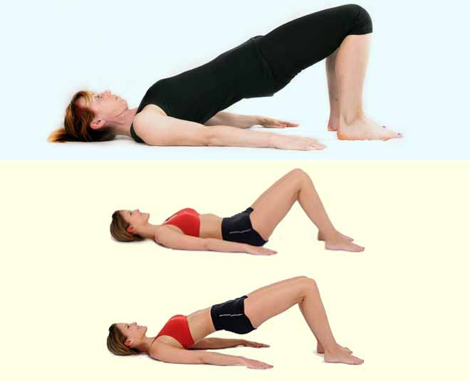 Glutes bridge urine leakage