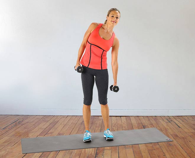 Side belly fat inside exercise