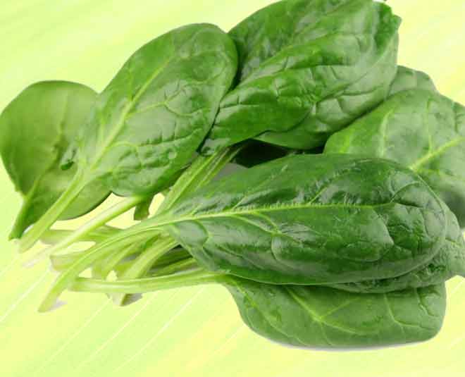 Spinach inside