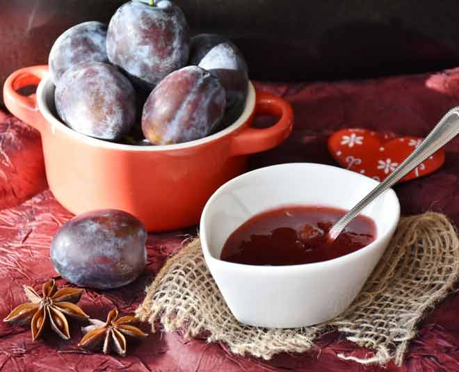 homemade fruit jam ready