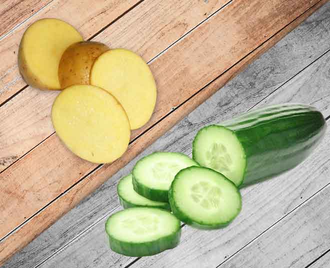 to make eyes moe attractive by natural tips cucumber and potato