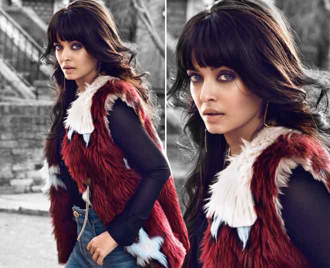 aishwarya rai bachchan fringe hair style