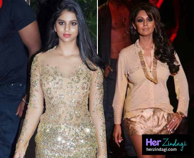 bollywood mother daughter suhana gauri khan
