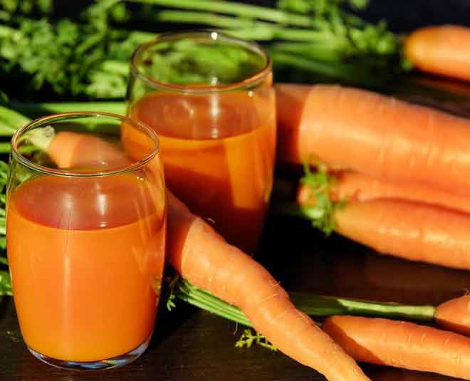 Drink Carrot Juice For Glowing Skin