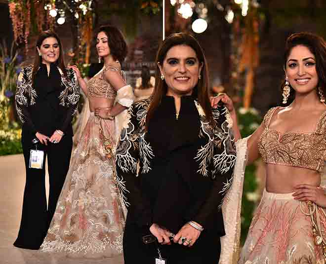 india couture week yami gautam renu tandon fashion show