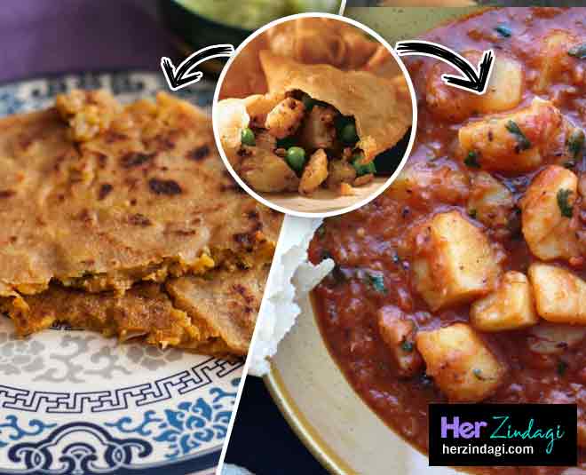 leftover samosa aloo masala recipe paratha sabji