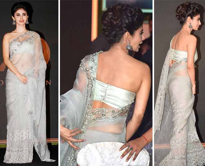 mouni roy saree blouse