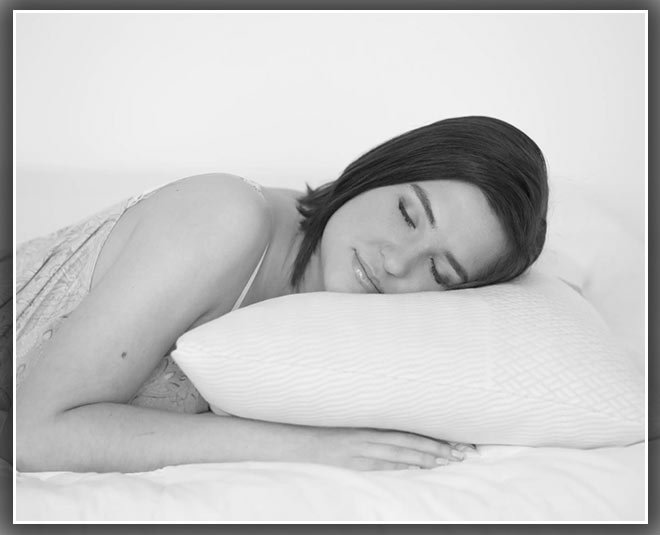 sleeping on stomach inside