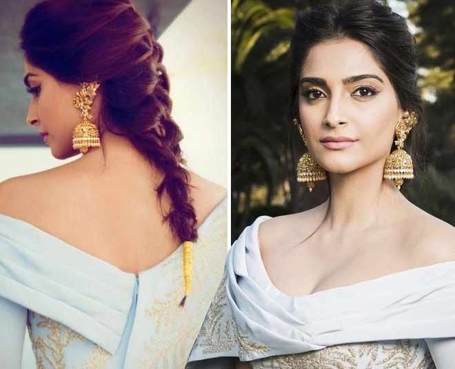 sonam kapoor braid