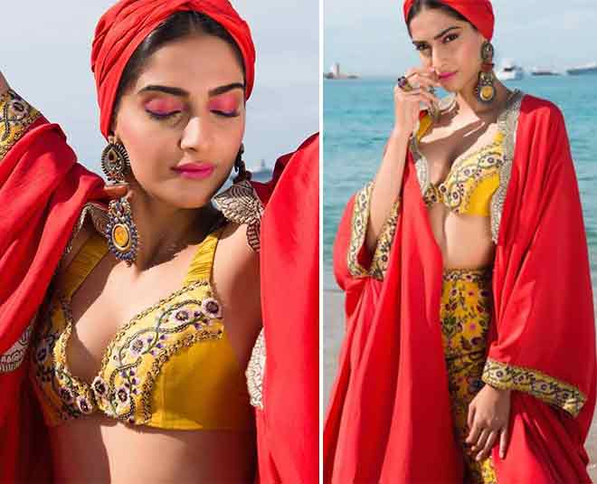 sonam kapoor cannes beach