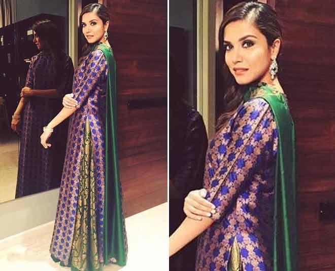 sunny leone indian brocade suit