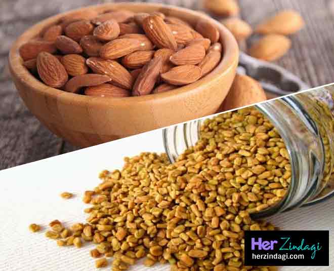 बादाम तेल और मेथी के दाने DIY hair mask for dry scalpe in summer inside