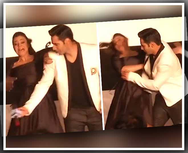 Oops moments bollywood actress kajol fell down on floor   