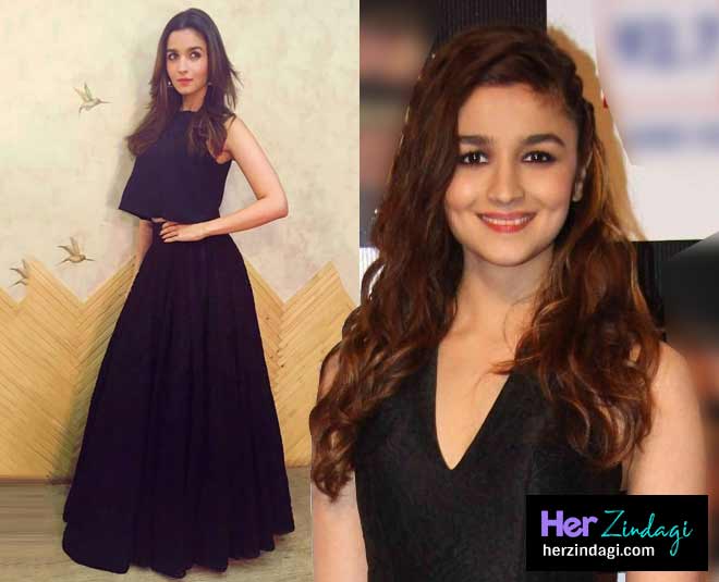 alia bhatt black dress
