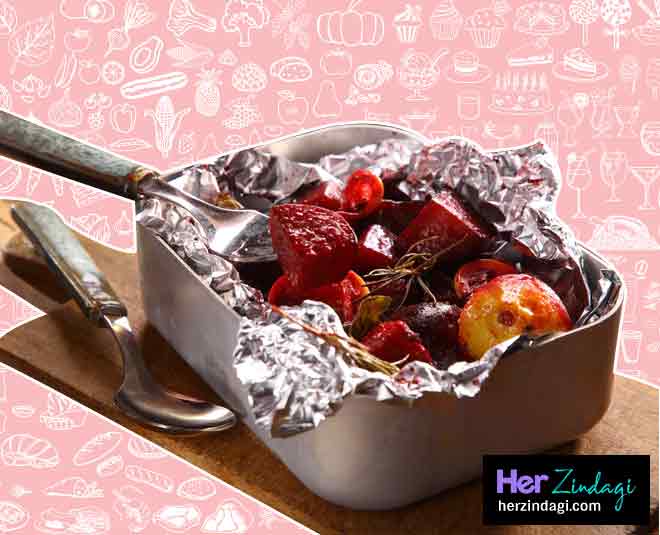 aluminium foil inside 