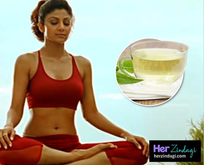 शिल्पा शेट्टी bollywood celebrities who drink green tea inside