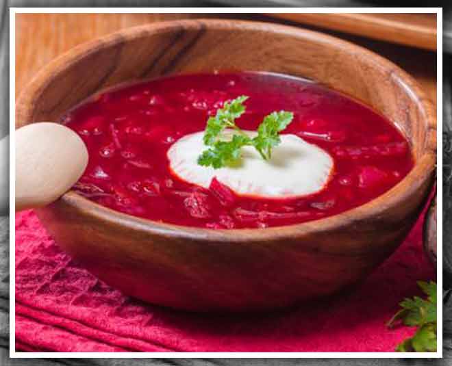 बीटरुट सूप detox soup for dehydration inside