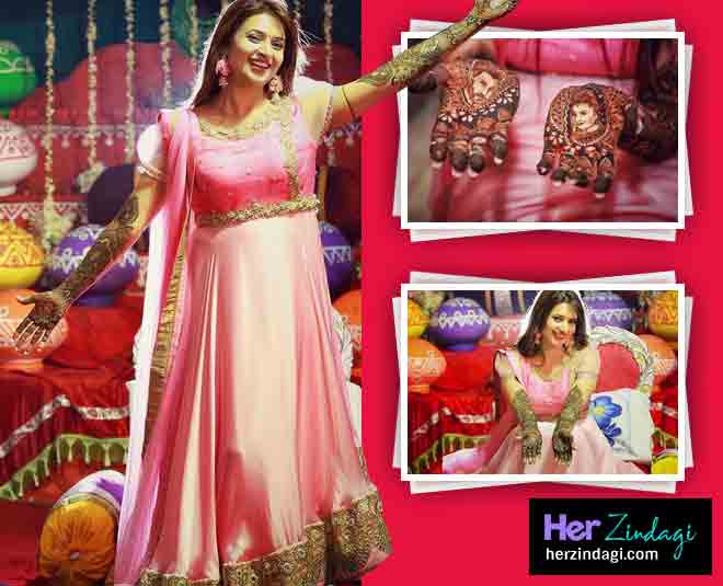 divyanka tripathi wedding mehendi
