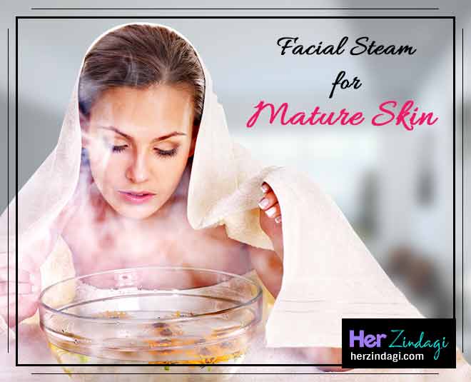 facial steam mature skin