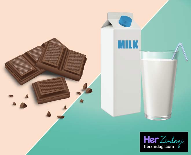 दूध और चॉकलेट feeling lazy try these milk combination INSIDE