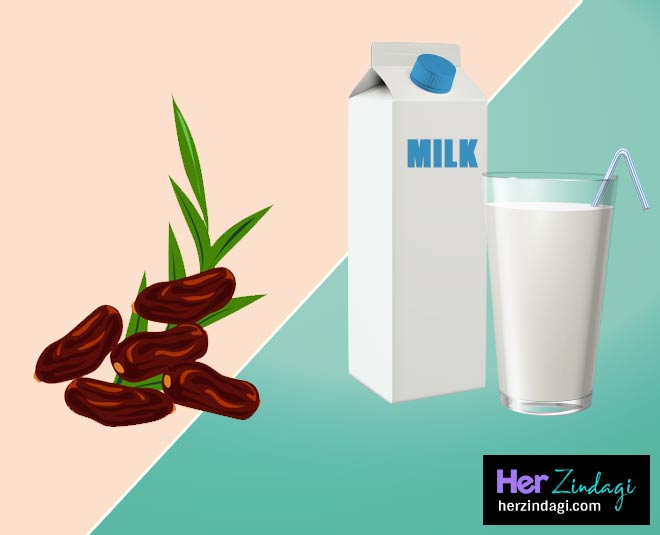 दूध और खजूर feeling lazy try these milk combination INSIDE