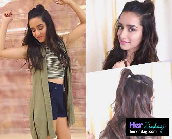 half twist summer hairstyle without shampoo
