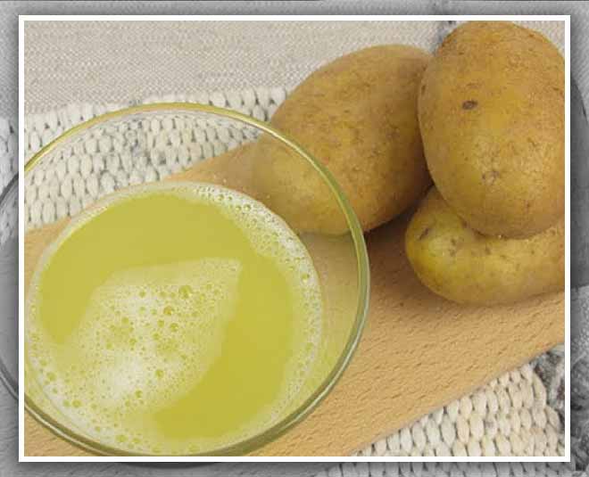 आलू का रस home redeis for tanned hand inside