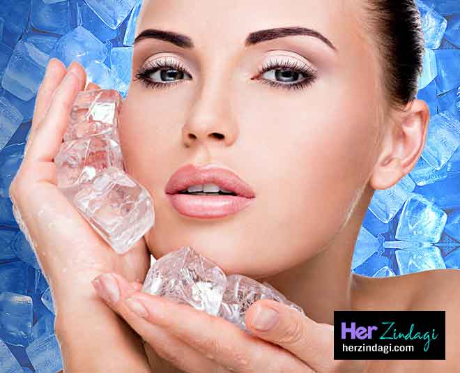 Ice Cube Beauty Benefits For Skin In Hindi Ice Cube Beauty Benefits For Skin Herzindagi 