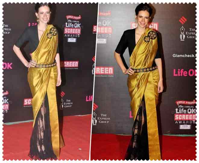 kalki indo western saree