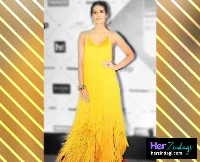 kriti sanon yellow dress