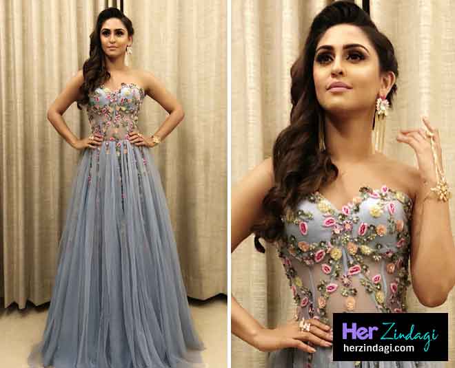 गोल्ड अवॉर्ड के रेड कार्पेट पर क्रिस्टल डिसूजा krystle dsouza gold award