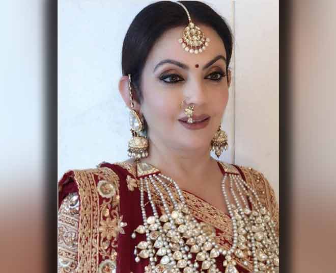 nita ambani son akash pre engagement lehenga