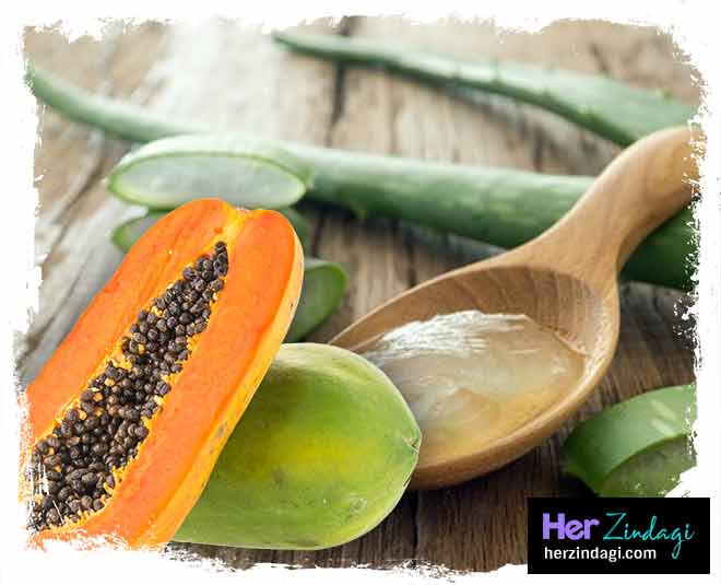 papaya face packs beauty tips alovera