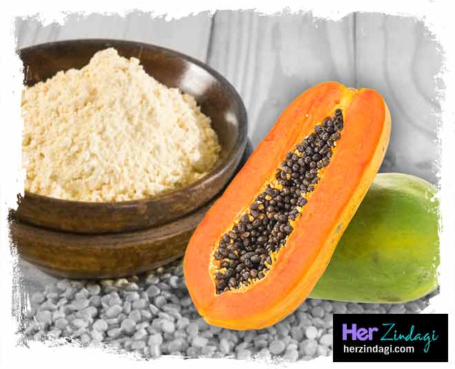 papaya face packs beauty tips besan