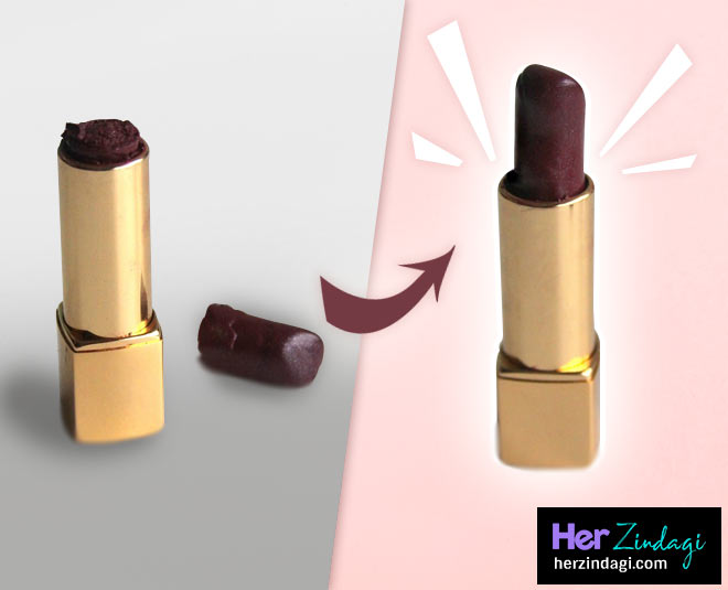 repair broken lipstick
