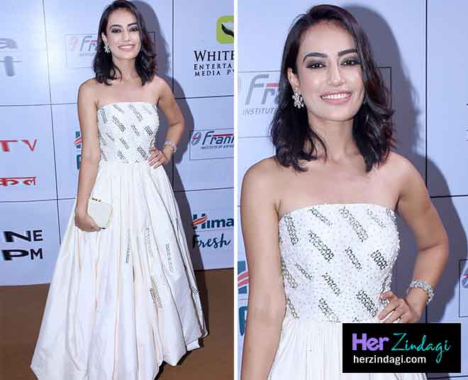 गोल्ड अवॉर्ड के रेड कार्पेट पर सुरभी जोशी surbhi jyoti gold award