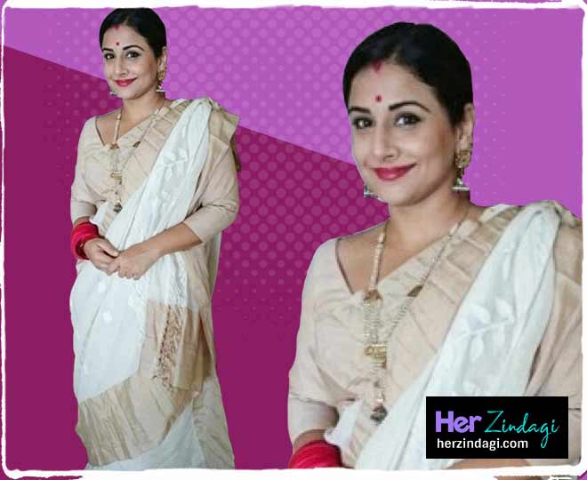 vidya balan bengali saree bollywood