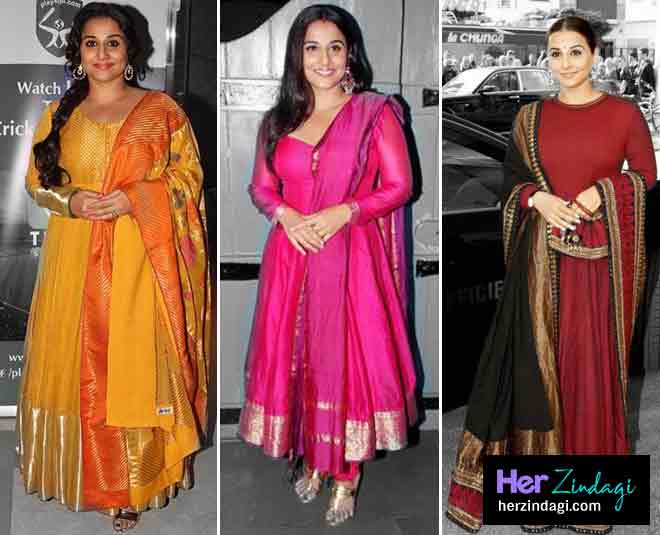 vidya balan short hight heroine fashion