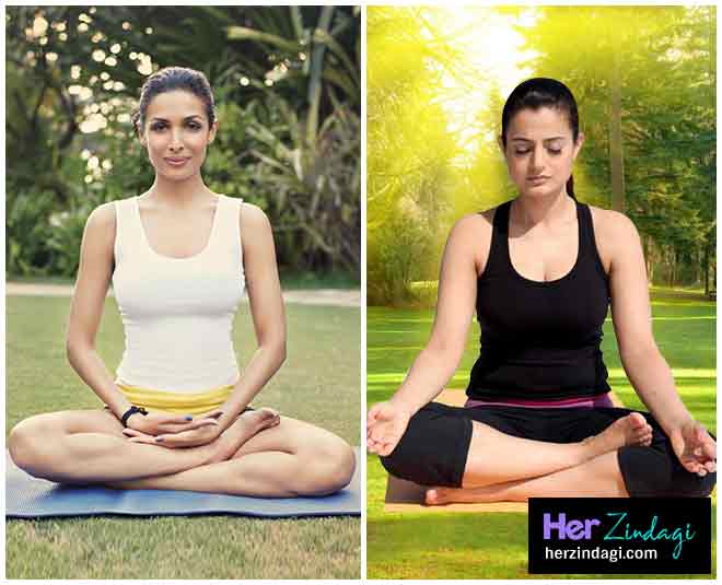 Premium Photo | Young yogi woman practicing yoga high lunge or warrior pose  looking up athlete in sportswear bra and pants full length