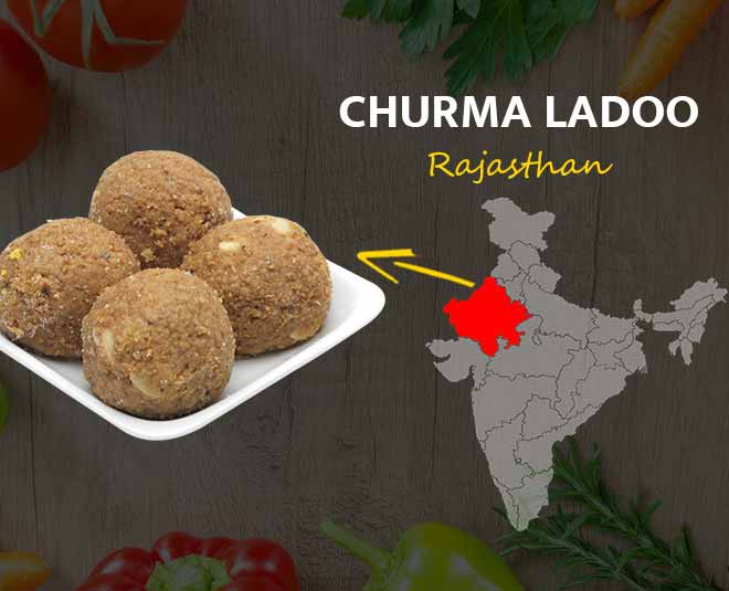 चूरमा लड्डू Churma Ladoo rajasthani thali