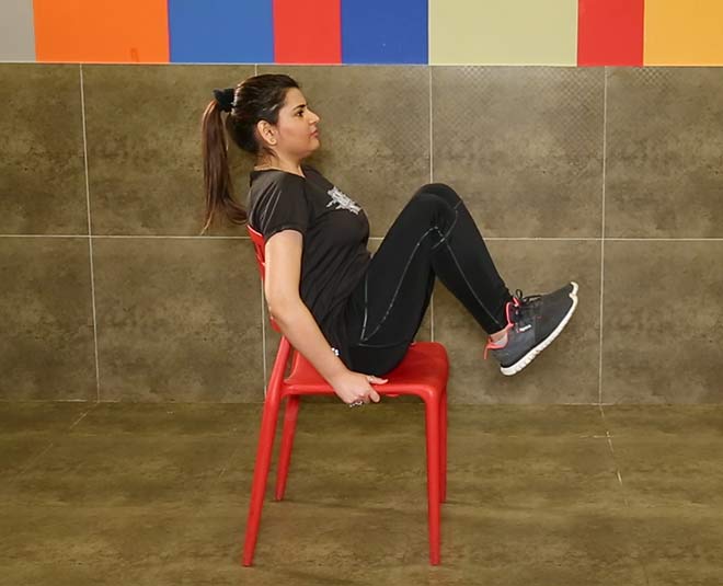 Exercises chair inside 