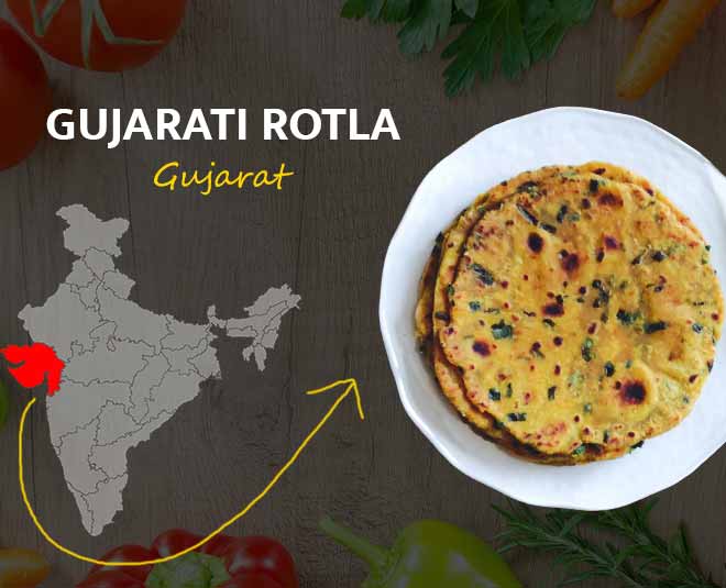 गुजराती रोटला Gujarati thali Rotla