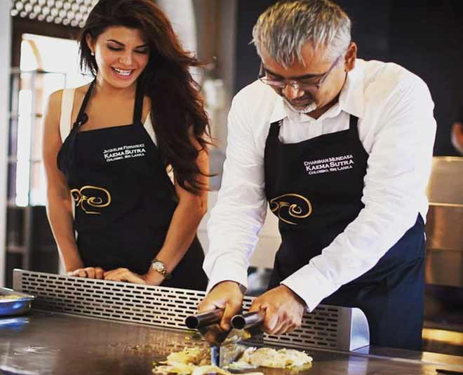 Jacqueline Fernandez sri lankan restaurant inside 