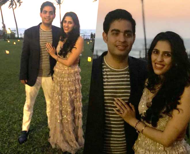 akash ambani and shloka Mehta got engagged ()