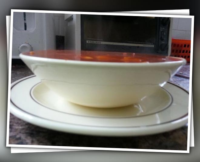 और कितना भरना है? amaged soup