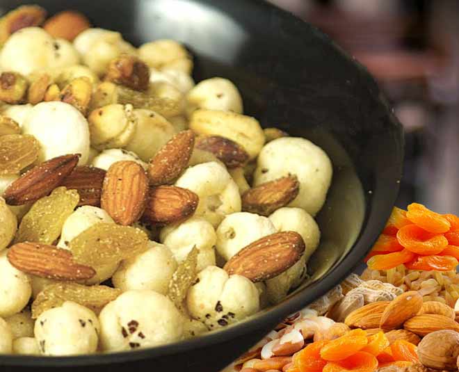 How to Make Dry Fruit Namkeen Navratri Special Dry Fruit Namkeen Recipe