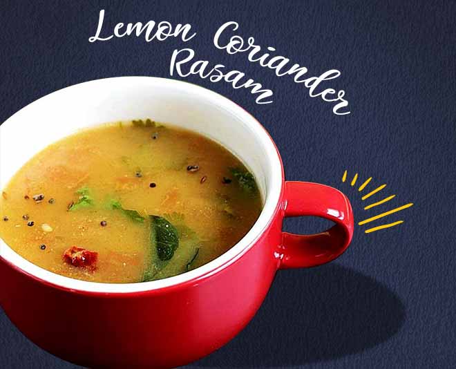 लेमन रसम lemon coriander rasam