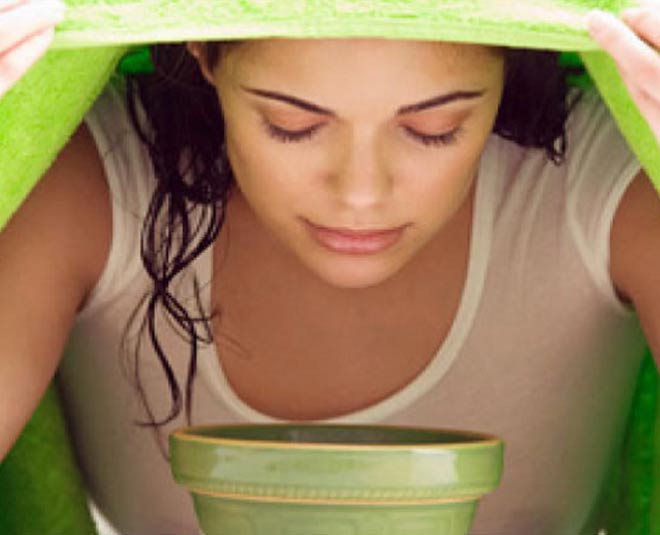 steam for sinus problem