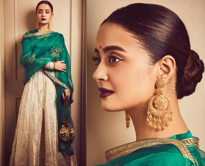 summer wedding lehenga green